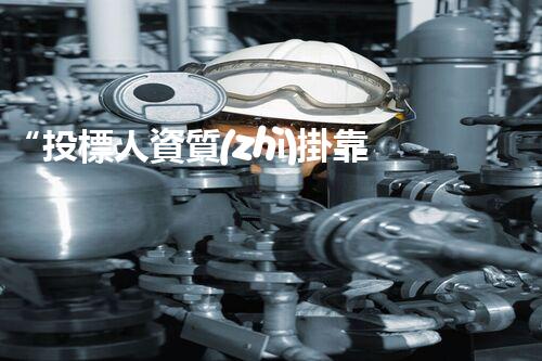 “投標人資質(zhì)掛靠合法性疑問”